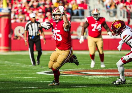 49ers george kittle praises brock purdys offseason work he looks like the guy