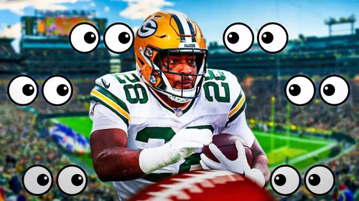 Aj dillon keisean nixon packers free agents projected contracts