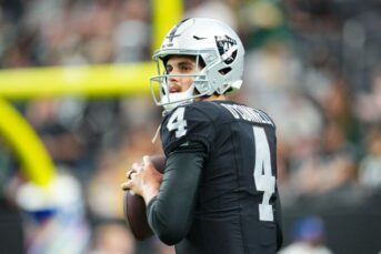 Raiders pierce aidan oconnell earned that right to compete with minshew as qb1