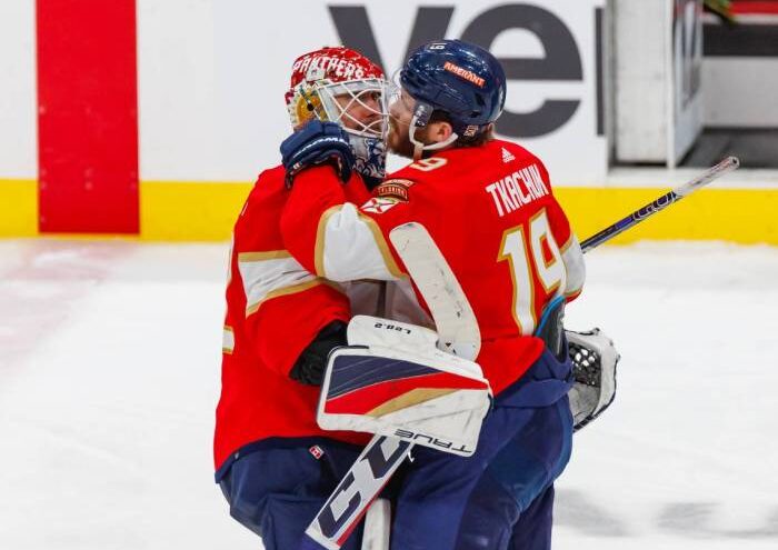 Panthers beat mcdavid oilers in g1 as nhl fans celebrate sergei bobrovskys heroics