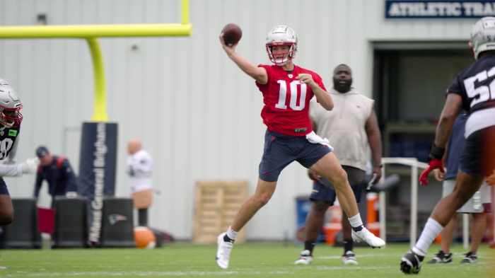 Drake maye says hes not going to try to be tom brady reacts to patriots draft