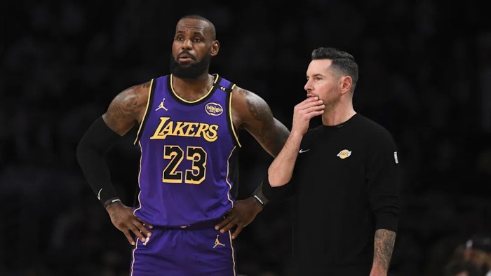 Lakers hc rumors lebron james has had no conversations with la about jj redick