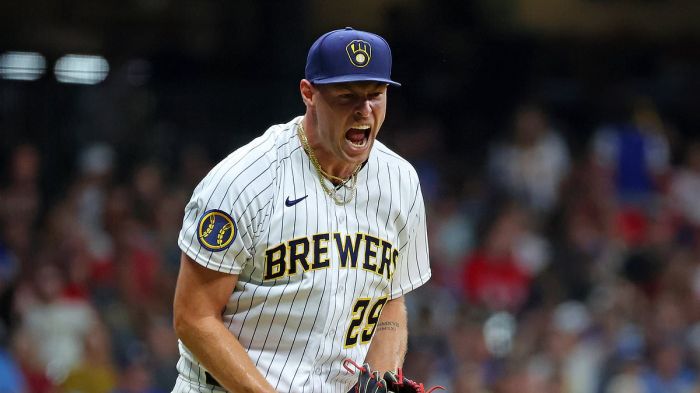 Brewers trevor megill faints hits head in store placed on mlb concussion list