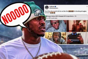 Eagles aj brown wipes social media accounts ahead of buccaneers playoff game