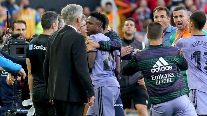3 people given 8 months in prison for racially abusing real madrids vinicius jr