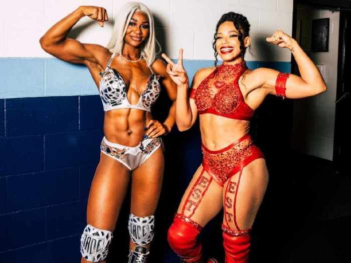Jade cargill bianca belair naomi defeat damage ctrl at wwe wrestlemania 40
