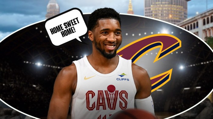 Cavs gm donovan mitchell said hes happy and likes it here amid nba trade rumors