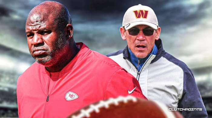 Report eric bieniemy former chiefs commanders oc hired as ucla oc