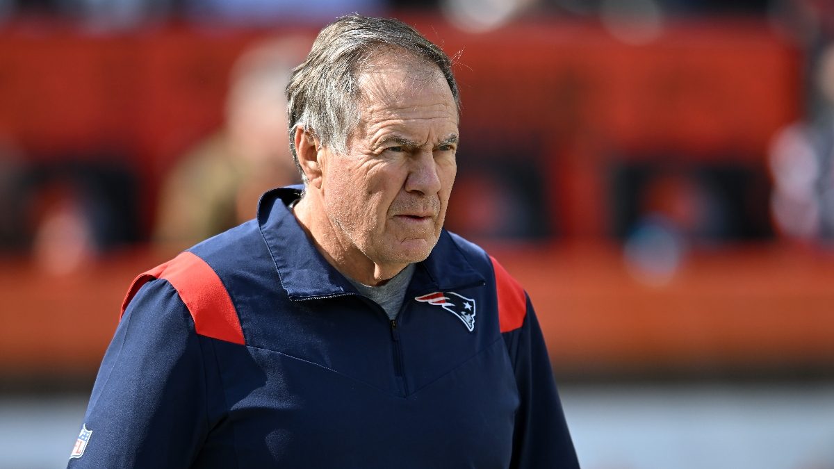 Bill belichick reacts to patriots drafting drake maye compares qb to josh allen