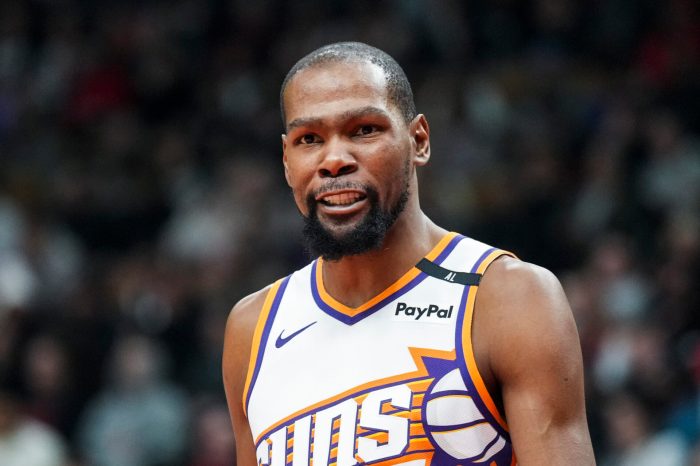 Kevin durant reacts to fan asking nba to change rules to fiba yall just be yappin