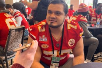 Chiefs rumors ol nick allegretti played through torn ucl injury in nfl super bowl 58