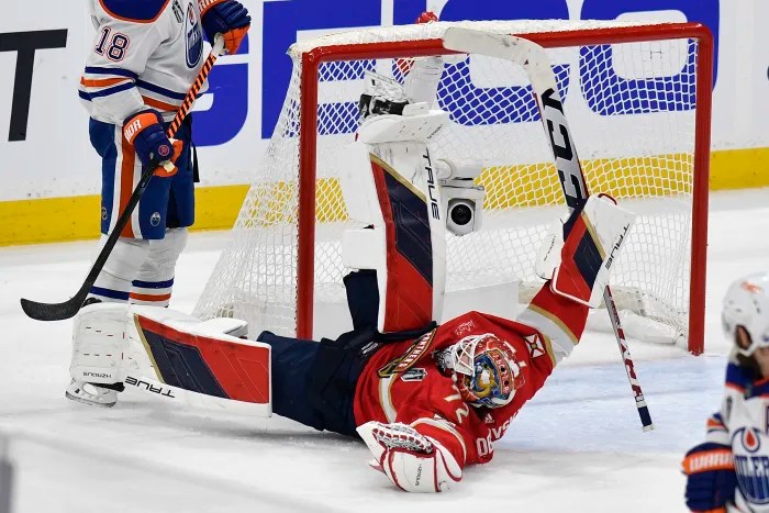 Panthers beat mcdavid oilers in g1 as nhl fans celebrate sergei bobrovskys heroics