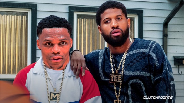 Paul george defends russell westbrook james harden amid backlash after clippers loss