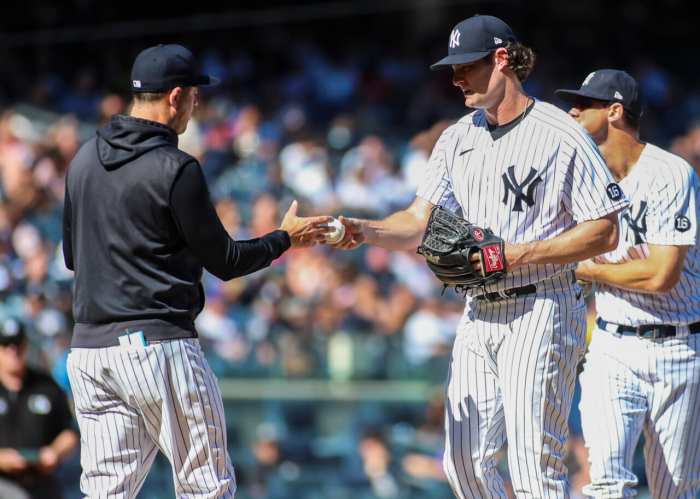 Yankees aaron boone juan soto likely to miss a couple of days with forearm injury