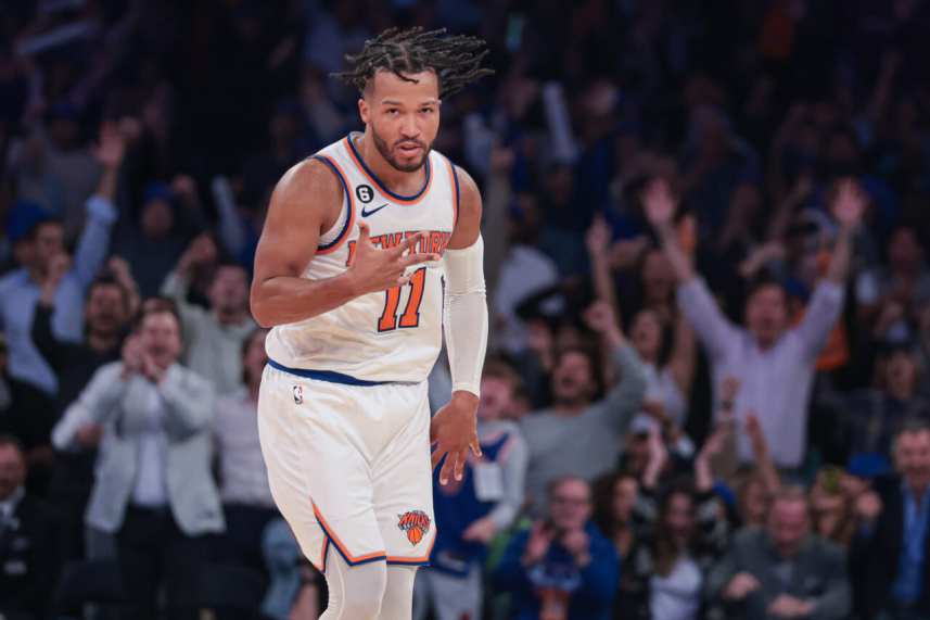 Yankees aaron judge links with jalen brunson jalen milroe gifts knicks star cleats