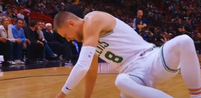 Celtics kristaps porzingis suffers rare leg injury questionable for nba finals g3