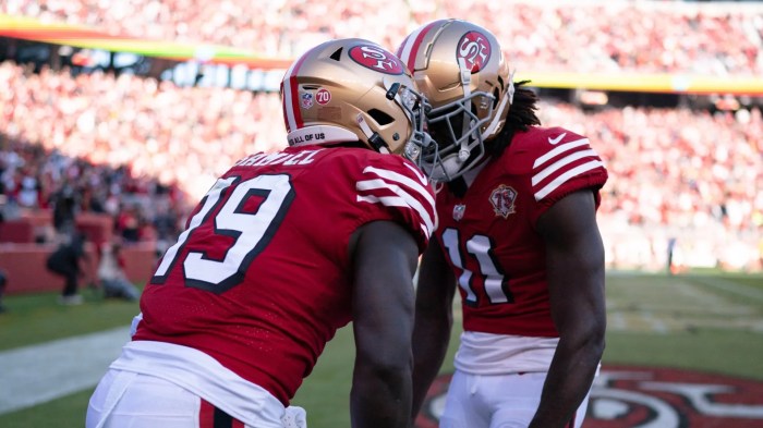 Nfl insider on brandon aiyuk trade rumors colts jags top landing spots for 49ers wr