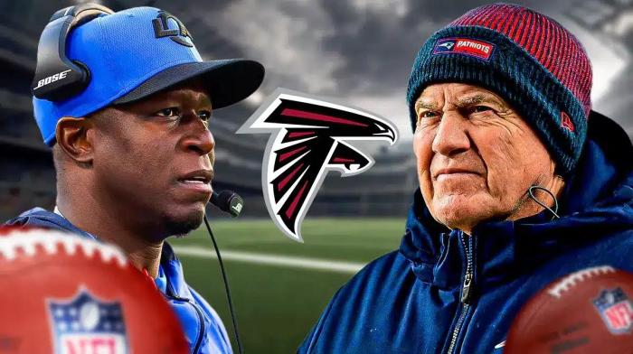 Nfl rumors bill belichick linked to commanders falcons as most likely landing spots