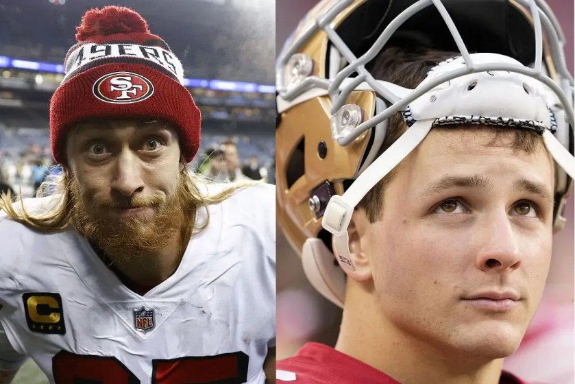 49ers george kittle praises brock purdys offseason work he looks like the guy