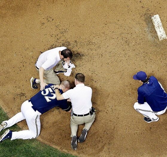Payton henry triple a catcher hospitalized after being hit in head with backswing