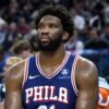 Philadelphia knee 76ers tear meniscus embiid joel sits