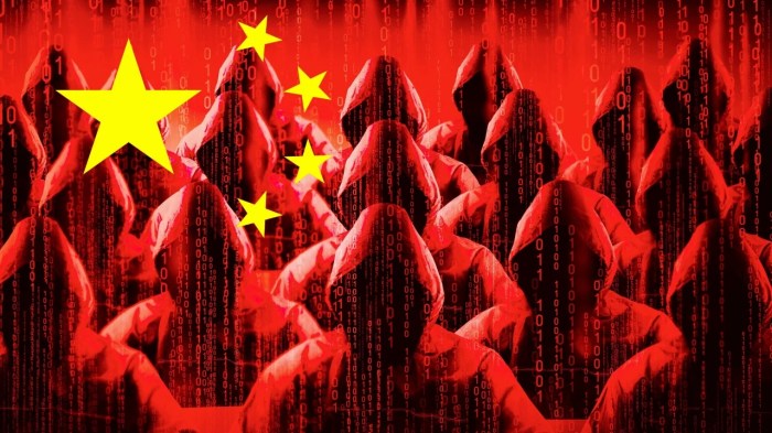 Breaking news china cyber attack