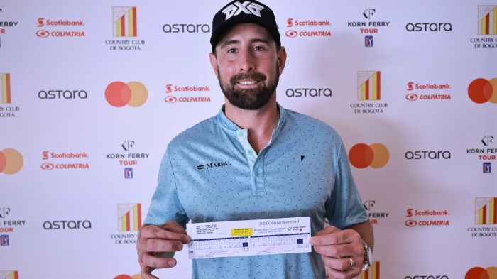 Cristobal del solar shoots 57 breaks record for pga tour sanctioned event