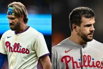 Mlb rumors phillies bryce harper schwarber avoided serious injury placed on il