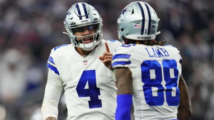 Nfl rumors all quiet on dak prescott ceedee lamb cowboys contract extension talks