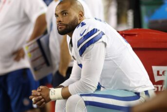 Cowboys dak prescott hypes mavs stars success put more f  king pressure on us