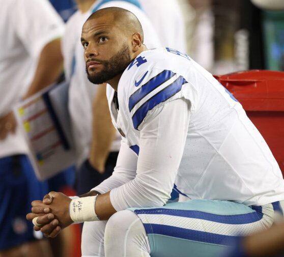 Cowboys dak prescott hypes mavs stars success put more f  king pressure on us