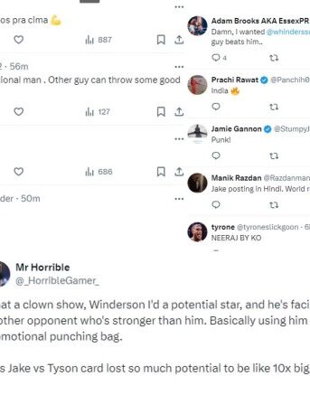 Neeraj goyat vs whindersson nunes announced for mike tyson vs jake paul fight card