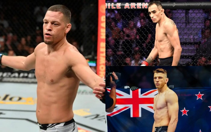 Ranking the best opponents for nate diazs return to ufc fight