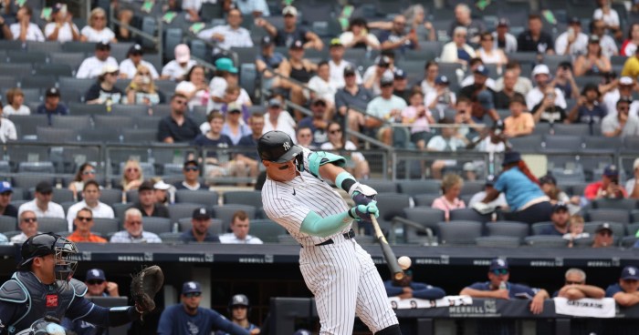 Yankees aaron judge links with jalen brunson jalen milroe gifts knicks star cleats