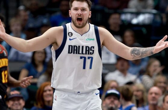 Mavs luka doncic amazes nba fans amid knee injury in game 5 win vs george clippers