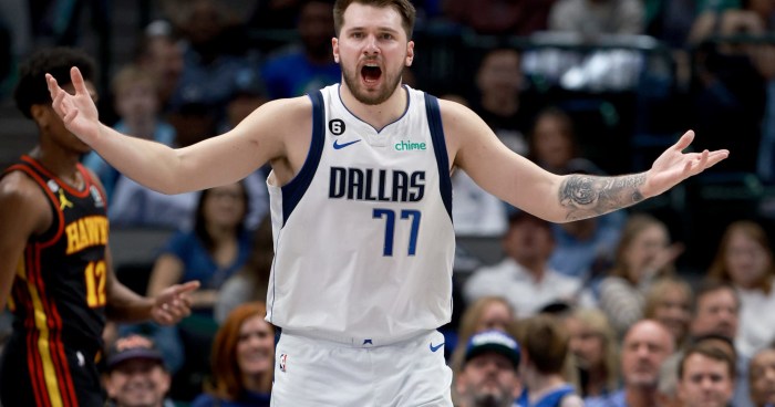 Mavs luka doncic amazes nba fans amid knee injury in game 5 win vs george clippers