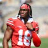 Photo marvin harrison jr to wear no 18 jersey with cardinals keeps osu number