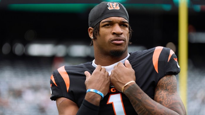 Bengals jamarr chase hypes justin jeffersons record nfl contract break da bank