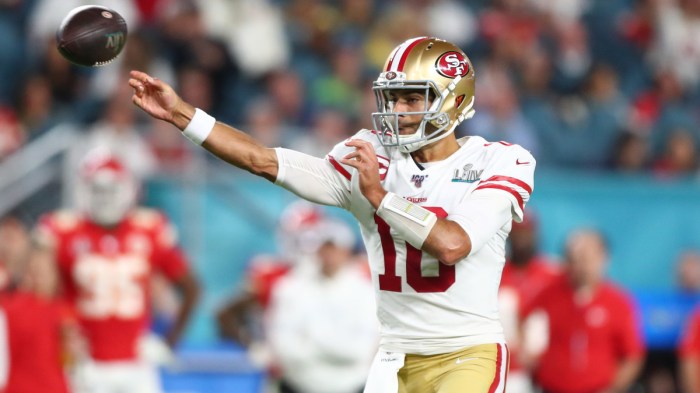 Rams jimmy garoppolo talks nfl suspension messed up the therapeutic use exemption