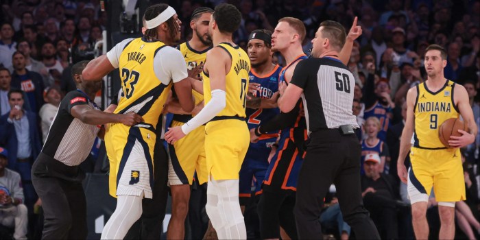 Pacers rick carlisle on controversial foul vs knicks thats just the way it goes
