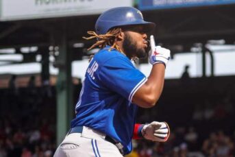 Jr guerrero vladimir hit his first runs bombs were they two wasn career tuesday run he but