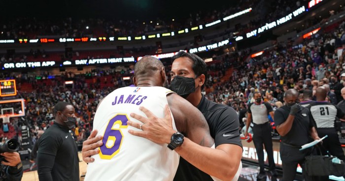 Pat riley miami heat spoelstra erik nba lebron james camp as teams draft compiling less takes process month pelinka rob