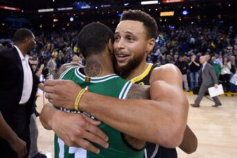 Mavs kyrie irving says steph curry set the bar for nba pgs chasing his legacy