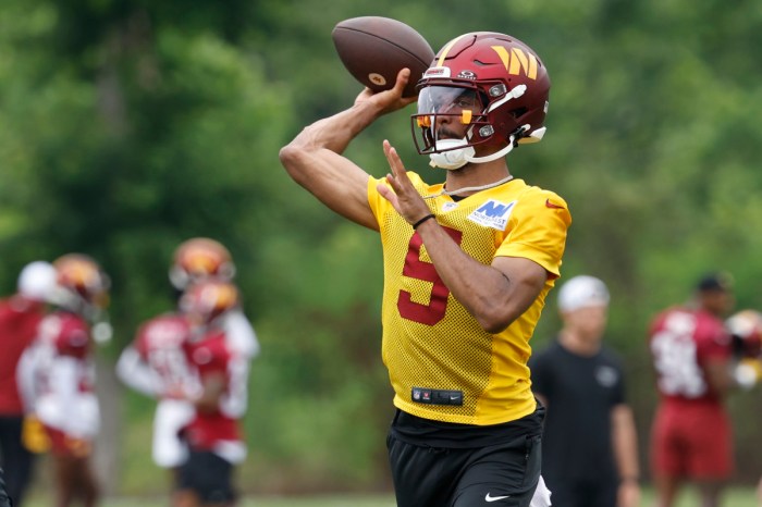 Jayden daniels jokes hes not ready to be commanders qb1 dont know the playbook