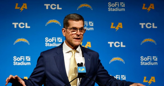 49ers york jim harbaugh a helluva coach chargers will be very very successful