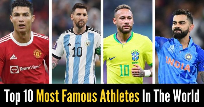 Great athletes in the world