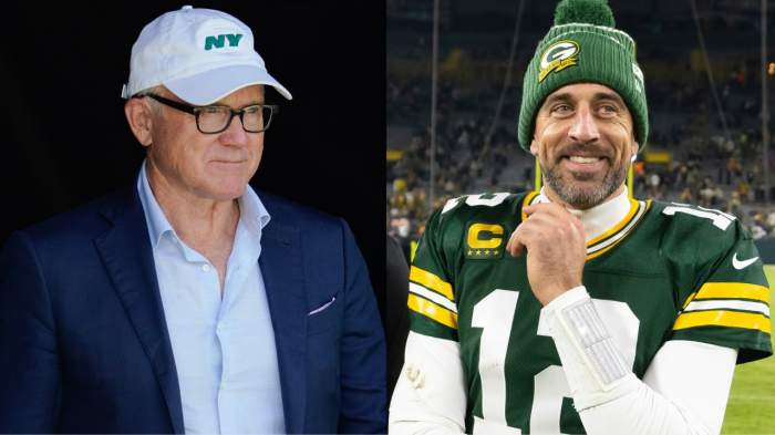 Nfl insider jets woody johnson hellbent on improving offense with aaron rodgers