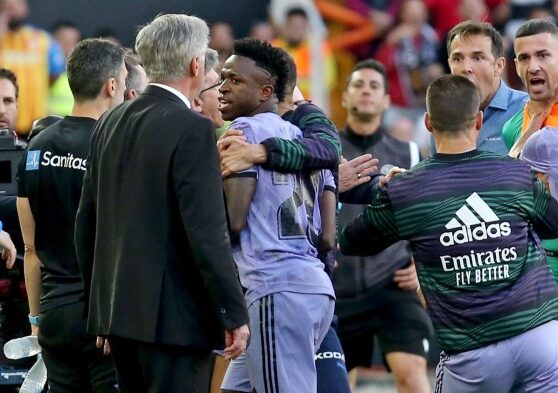 3 people given 8 months in prison for racially abusing real madrids vinicius jr