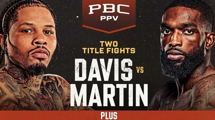 Gervonta davis vs frank martin judges scorecards revealed at time of tanks epic ko