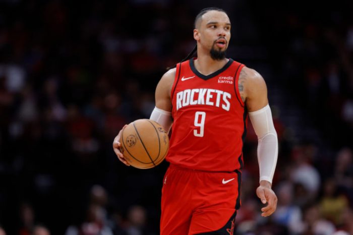 Demar derozan shades dillon brooks after altercation ejection in bulls vs rockets